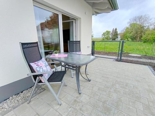 Ban công/sân hiên tại Ferienwohnung Landliebe