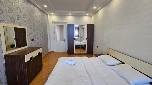 Postel nebo postele na pokoji v ubytování Caspian sea view
