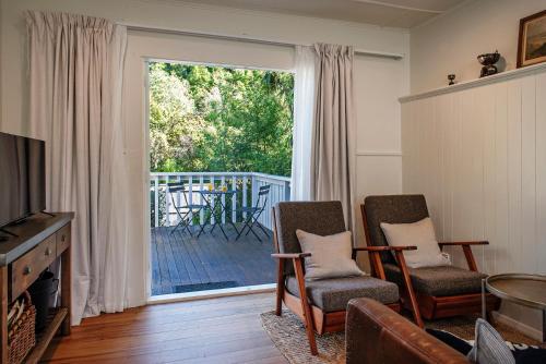 Μπαλκόνι ή βεράντα στο River Walk Cottage