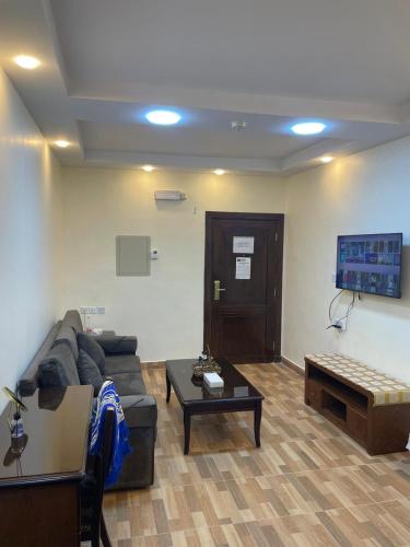 Χώρος καθιστικού στο الأحفاد للشقق الفندقية Al Ahfad Hotel Apartments