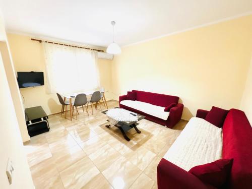 Area tempat duduk di Tirana Art_Apartment 2