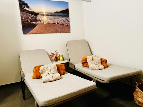Un lugar para sentarse en LITELIVING Familiensuite BoHo