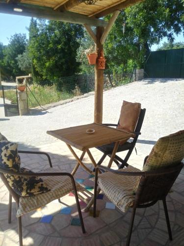 Balkón nebo terasa v ubytování Little Hut do sul
