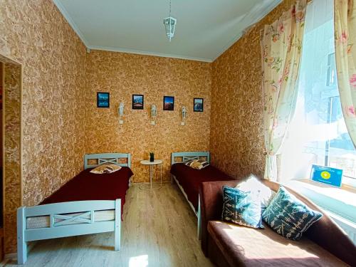 Postel nebo postele na pokoji v ubytování Sofija apartamenti