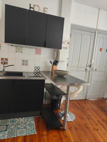 Dapur atau dapur kecil di Le paradis caché
