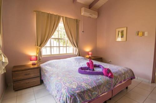 Ένα ή περισσότερα κρεβάτια σε δωμάτιο στο 03 Kas Koral