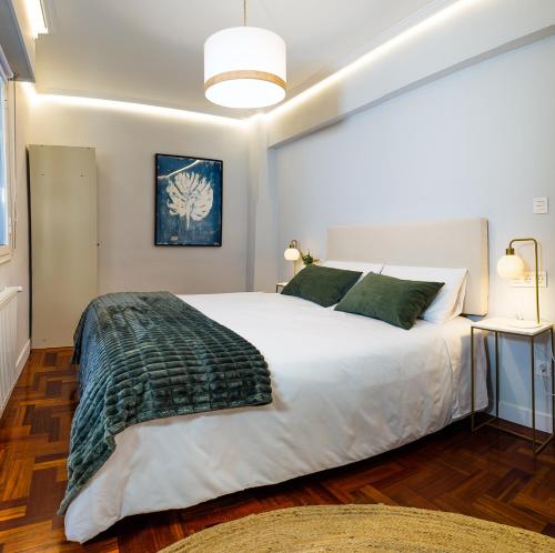 Krevet ili kreveti u jedinici u objektu Encantador Apartamento con Wifi en Sestao