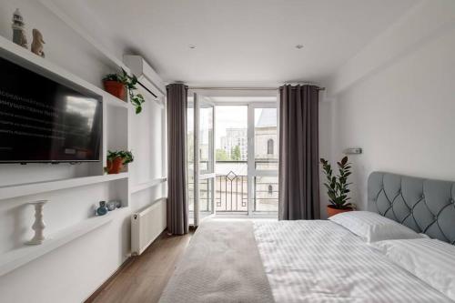 Llit o llits en una habitació de Sunny Haven