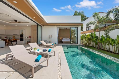 an image of a swimming pool in a villa at Paradise Springs Samui Villas - PSS10 - Luxury 3BR in Bophut