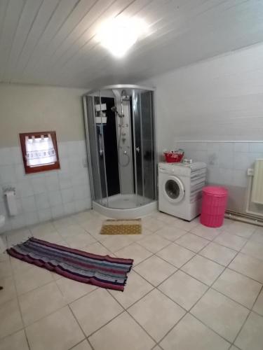 Koupelna v ubytování appartement spacieux dans joli village alsacien
