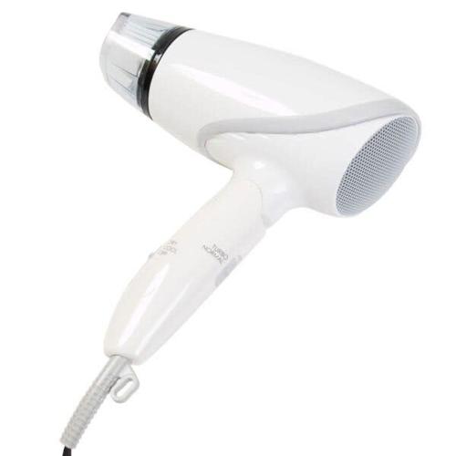 a white hair dryer with a microphone on it at bHOTEL Nagomi - 1 BR Apt on the 9th flr with City view for 10 Ppl in Hiroshima