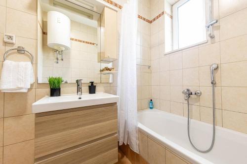 Koupelna v ubytování Placa apartment