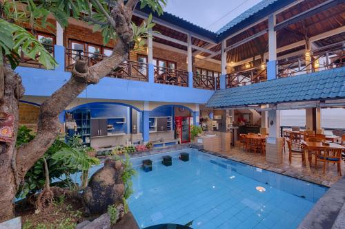 Bazén v ubytování Matahari Tulamben Resort, Dive & SPA nebo v jeho okolí