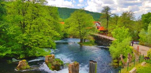 Naturlandschaft in der Nähe der Villa