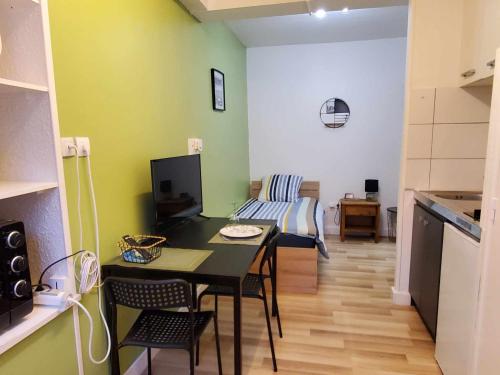 Studio vert tout équipé wifi