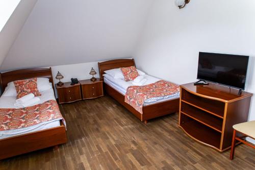 Cama o camas de una habitación en NOVA.Galicja
