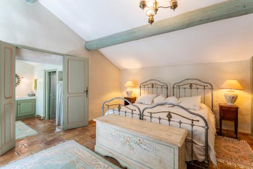 La Tuilerie 객실 침대