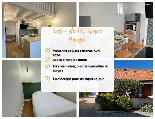 Maisonnette Au bord du lac Marin Port Leucate