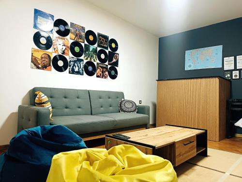 Posezení v ubytování Hostel Central Skopje