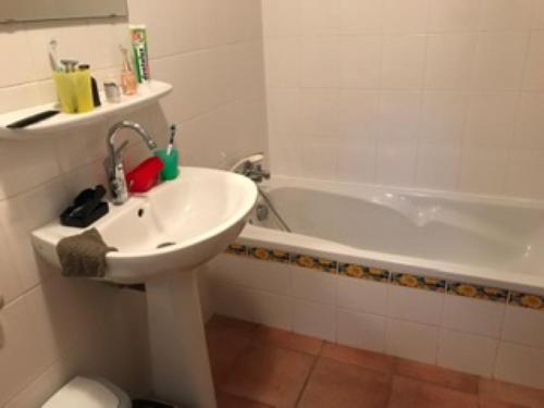 Koupelna v ubytování Champ de Gai
