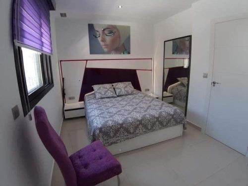 Postel nebo postele na pokoji v ubytování Modern 3 Bedroom Villa with Private Pool MO35