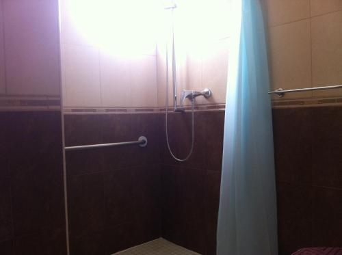 Koupelna v ubytování Hotel Mesón del Moro
