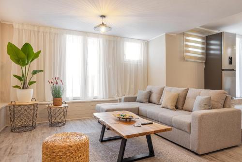 Pythagoreio Blue Street Apartment with Terrace