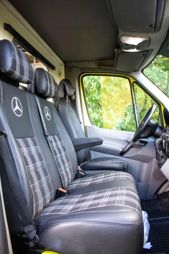 a view of the back seats of a car at Camper On Road Tenerife in Los Cristianos