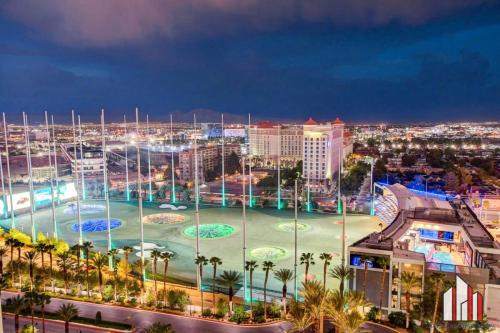 Γενική άποψη της πόλης Λας Βέγκας ή θέα της πόλης από  αυτή η παραθεριστική κατοικία