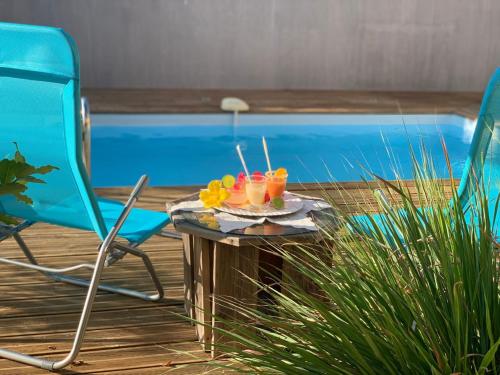 Bas de villa de 3 chambres et spa