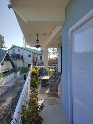 Balkón nebo terasa v ubytování The Teal House