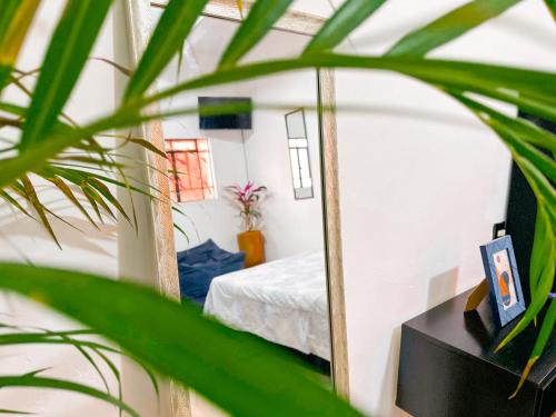 Μια τηλεόραση ή/και κέντρο ψυχαγωγίας στο HABITACIONEZ HVUZ