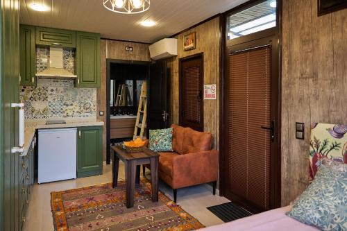 Dapur atau dapur kecil di Villa Marusya Qusar