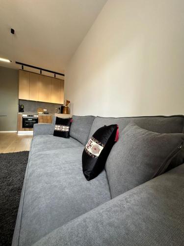 Zona de estar de Urban Charm Apt With Jacuzzi