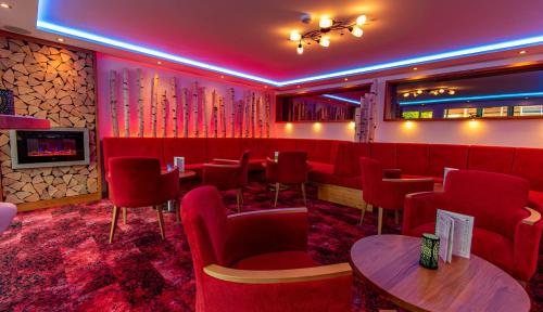 Ο χώρος του lounge ή του μπαρ στο Wellnesshotel Hohenrodt