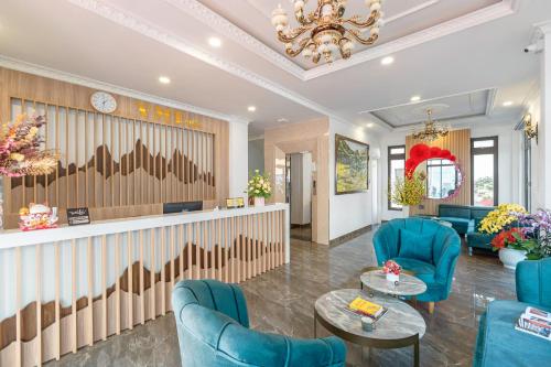 Posezení v ubytování VMT Hotel Da Lat