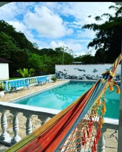 Bazén v ubytovaní Chácara São Paulino alebo v jeho blízkosti