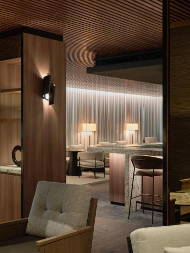 Area soggiorno di Little National Hotel Newcastle