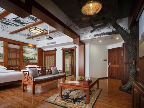 Lee's Boutique Resortにあるベッド