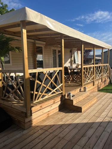 Mobil home climatisé au calme et proche des activités LEGE CAP FERRET