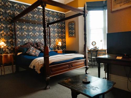 Postel nebo postele na pokoji v ubytování Ashburton House - B&B