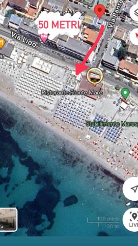 Un mapa que muestra la ubicación del puerto deportivo propuesto en SUITES DELUXE FRONT SEA, Domus Lumeras, en Alghero