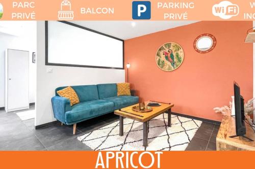 ZenBNB / Apricot / Parking privé / Balcon / Parc /