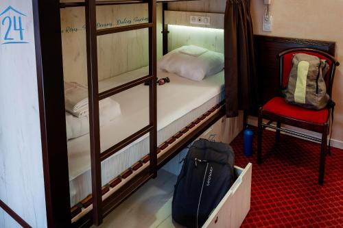 Postel nebo postele na pokoji v ubytování Rosalita Hostel