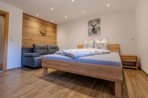 Una cama o camas en una habitación de Appartment Klaus