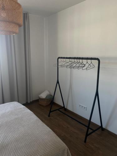 Postel nebo postele na pokoji v ubytování Apartman pri Radnici