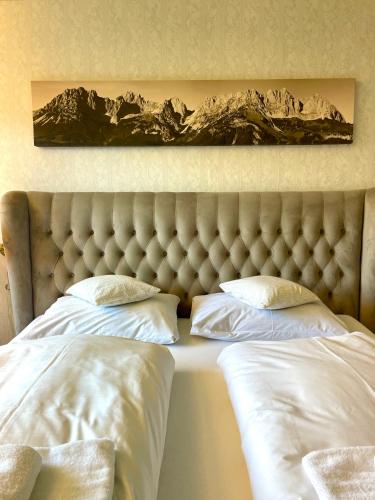 Postel nebo postele na pokoji v ubytování Apartment Berghof Ellmau