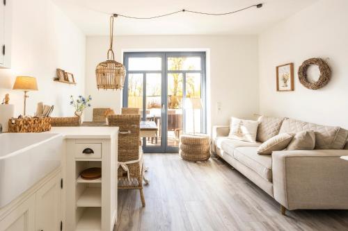 Ruang duduk di AnnaNordsee – Appartements