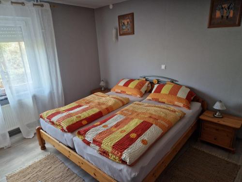 Katil atau katil-katil dalam bilik di Ferienwohnung Bacharach