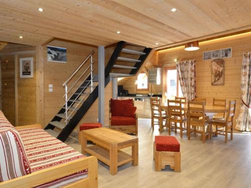 Spacieux 4 pièces avec mezzanine, balcon et parking, à 2 pas de Super-Châtel - 7 pers. - FR-1-676-25